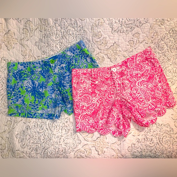 ☀️ Lilly Pulitzer Shorts Bundle Size 4 - Picture 1 of 10